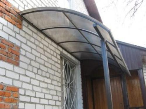 Козырьки над входом. Виды и типы 09 Козырьки над входом. Виды и типы 09
