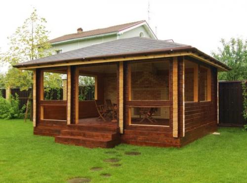 Какие особенности проектирования беседок из бруса следует учитывать для создания устойчивой конструкции. Фундамент, нижняя обвязка – шаг за шагом