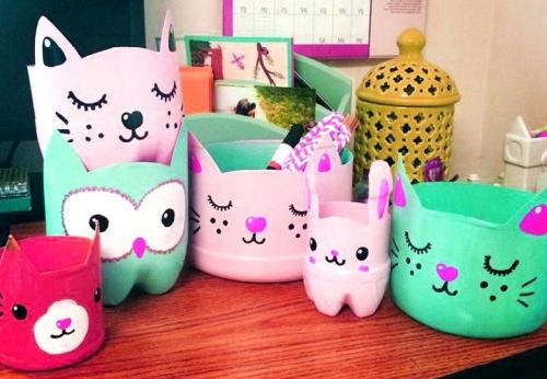 Животные из пластиковых бутылок с инструкцией. Игрушки из бутылок