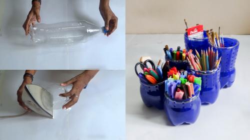 Шедевры из пластиковых бутылок. Поделки из пластиковых бутылок — креативные идеи для дизайна сада и дома (100 фото)