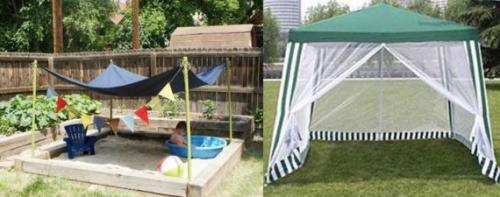 Навесы от солнца и дождя на даче. Разборные и раздвижные навесы