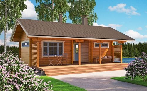 Проект дачи с верандой. Проекты дачных домиков: ищем экономичный и долговечный вариант