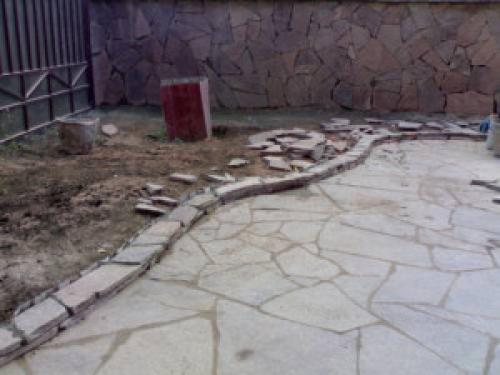 Как подготовить участок земли для укладки сетки и камней. Укладка дикого камня — описание процесса с пошаговой инструкцией