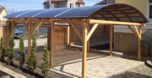 Навесы из поликарбоната своими руками. Навес из поликарбоната своими руками: варианты конструкций и их строительство