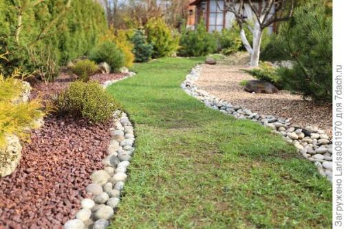 Можно ли использовать валуны в небольших садах. Простой способ мульчирования без снятия дёрна и создание сада лёгкого ухода
