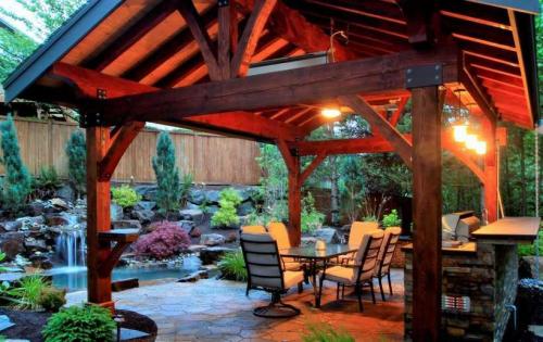 Деревянная беседка на дачу. Беседка из дерева — плюсы и минусы материала, типы беседок, мастер-класс по изготовлению и сборке своими руками