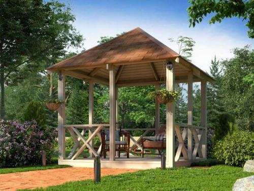 Деревянная беседка на дачу. Беседка из дерева — плюсы и минусы материала, типы беседок, мастер-класс по изготовлению и сборке своими руками