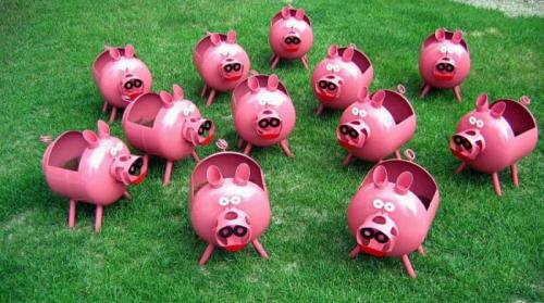 Что можно сделать из пластиковых бутылок для двора. Поделки из пластиковых бутылок своими руками: 140 фото идей и советы по применению в ландшафтном дизайне