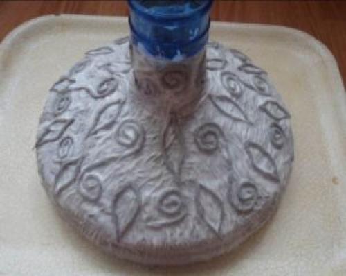 Вазы из 5-литровых пластиковых бутылок. Ваза из пластиковой бутылки и шпагата