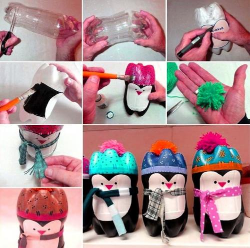 Поделки из пластиковых бутылок своими руками для детей. Игрушки из бутылок