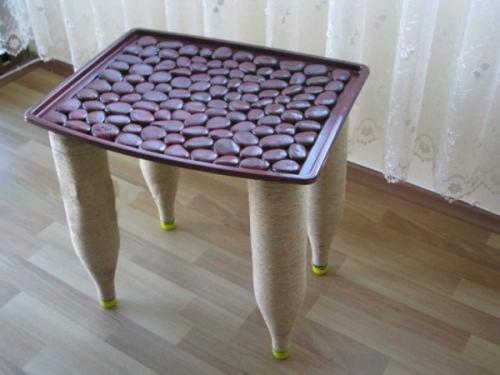 Пластиковые бутылки в хозяйстве. Мебель из подручных материалов