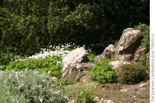 Как укрепить камни в клумбе. Как установить и сгруппировать камни в рокарии