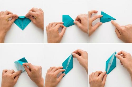 Как сделать аиста своими руками из бумаги. Мобиль для детской