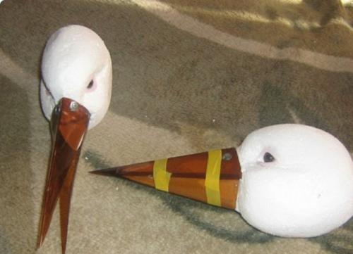 Как сделать аиста из цемента своими руками. Как сделать аиста из пластиковых ёмкостей