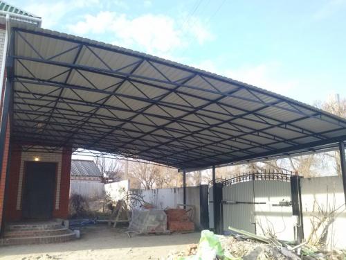 Как сделать навес своими руками. Материал для изготовления навесов 02