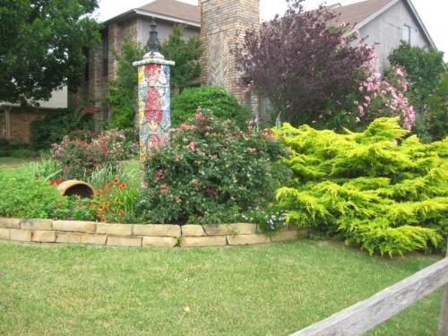 Клумбы из камня и кирпича. Клумбы из кирпича —, как красиво сложить своими руками? 115 фото и советы дизайнеров