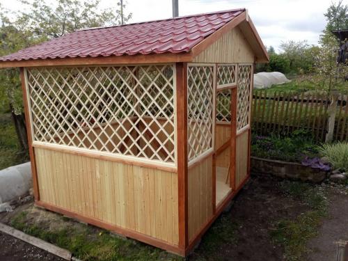 Простая беседка своими руками за один день. Беседка за один день своими руками