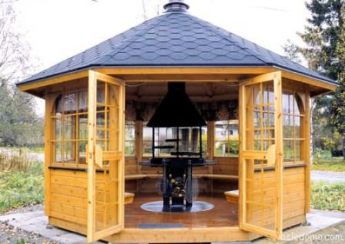 Всесезонная беседка своими руками. Какой должна быть зимняя беседка для дачи