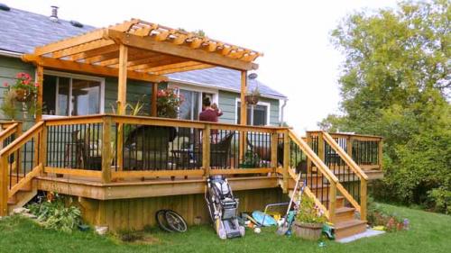 Терраса с навесом к дому. Терраса своими руками: виды площадок, материалы и этапы строительства