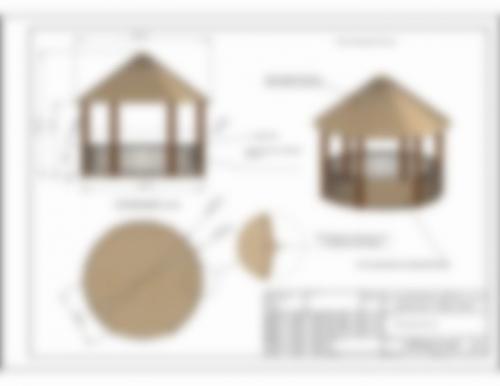 Простая беседка из дерева. Этапы строительства деревянной беседки 04 Простая беседка из дерева. Этапы строительства деревянной беседки 04