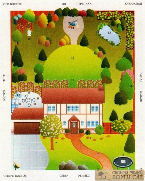 Какие деревья можно сажать возле дома по фен-шуй. Ваша дача и секреты фен-шуй