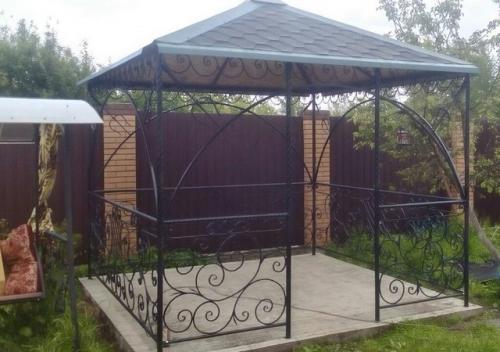 Кованая беседка с крышей: всё, что нужно знать 03 Кованая беседка с крышей: всё, что нужно знать 03