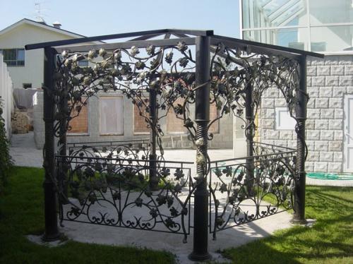 Почему кованые беседки с крышей считаются долговечными. Строительный портал Стройка, дом