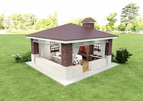 Нужно ли разрешение на строительство кованой беседки с мангалом. Общие требования к беседке для барбекю