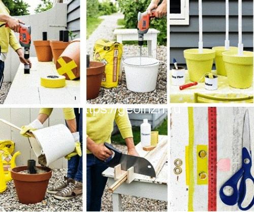 Самый простой навес для дачи. Навес-беседка для отдыха 01