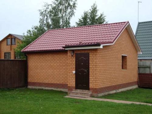 Проекты банных комплексов из кирпича. Баня из кирпича: 100 фото проектов и лучших вариантов планировок. Особенности конструкции и все этапы строительства