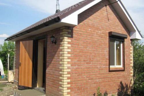 Проекты банных комплексов из кирпича. Баня из кирпича: 100 фото проектов и лучших вариантов планировок. Особенности конструкции и все этапы строительства