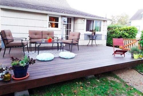 Терраса своими руками из досок. Деревянная терраса своими руками