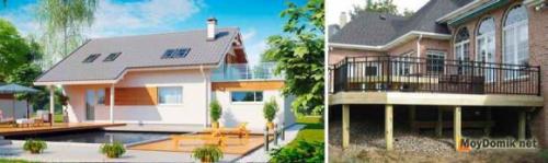 Как построить террасу своими руками. Рекомендации по планированию веранды 09