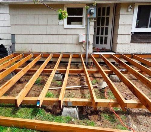 Терраса своими руками из досок. Деревянная терраса своими руками