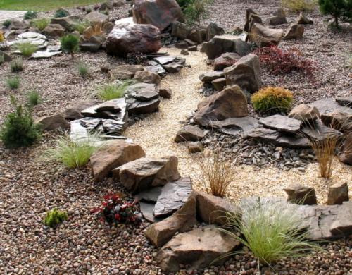 Сухой ручей с мостиком. Выбираем подходящий вариант 04 Сухой ручей с мостиком. Выбираем подходящий вариант 04