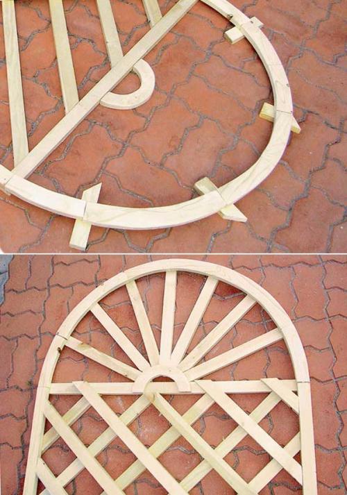 Шпалера деревянная своими руками. Деревянная шпалера своими руками