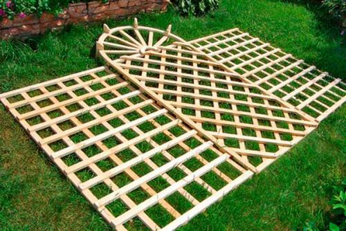 Шпалера деревянная своими руками. Деревянная шпалера своими руками