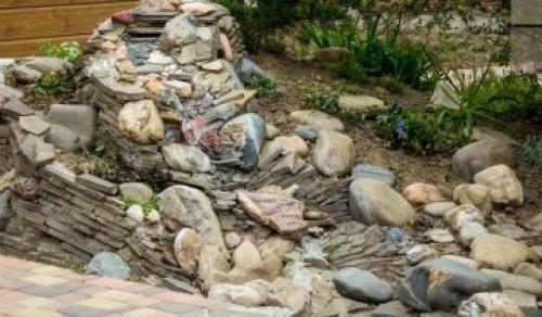 Сухой ручей с мостиком. Выбираем подходящий вариант 03 Сухой ручей с мостиком. Выбираем подходящий вариант 03