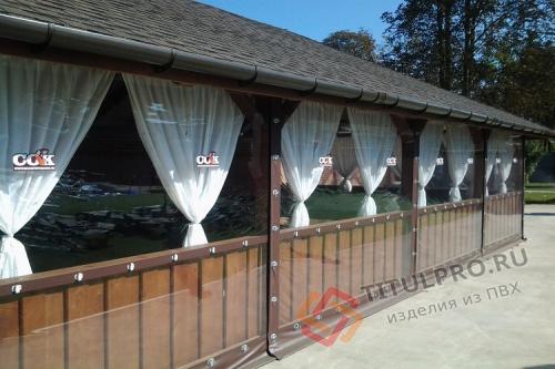 Остекление беседки: прозрачные шторы из ПВХ 15 Остекление беседки: прозрачные шторы из ПВХ 15