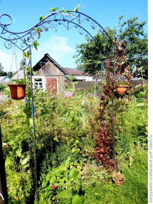 Как правильно закрепить арку на земле, чтобы она была устойчивой. Арка садовая