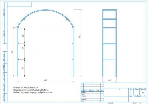 Как собрать арку из металлического профиля своими руками: видео-урок или мастер-класс. Арка из профильной трубы своими руками: для чего нужна и способы изготовления