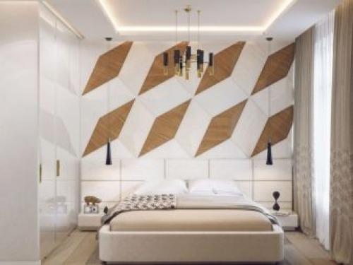 Дизайн изголовья в спальне. Для чего нужно изголовье 07