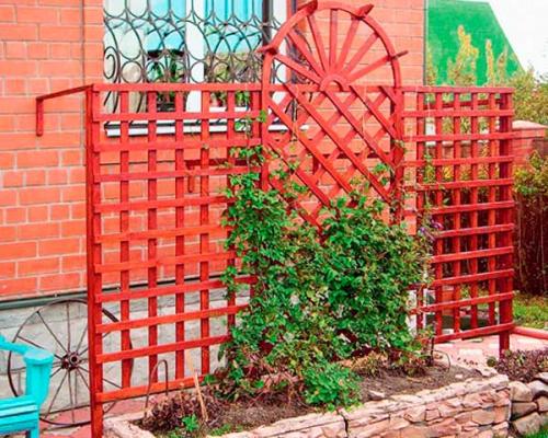 Шпалера из реек своими руками. Деревянная шпалера своими руками