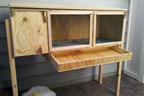 Крольчатник из поддонов. Этапы изготовления клеток для кроликов