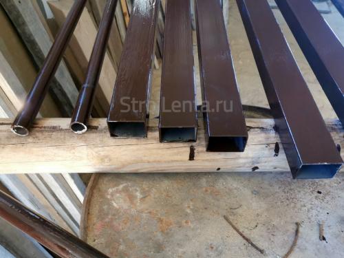 Шпалера для винограда из профильной трубы. Шпалера для винограда