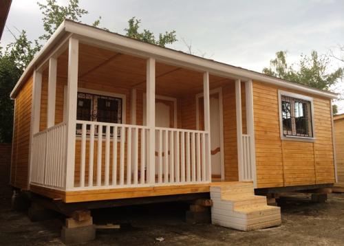 Бытовка красивая Для дачи. Бытовка двухкомнатная