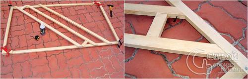 Простая шпалера своими руками. Разнообразие шпалер