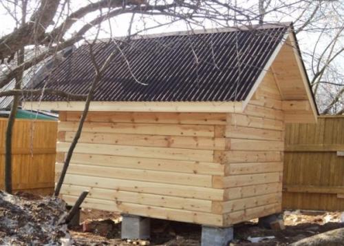 Самая простая баня своими руками. Примеры дачных бань