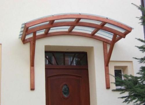 Как сделать козырёк над крыльцом. №3. Какие бывают деревянные козырьки по конструкции и дизайну?