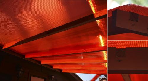 Навес из металла и поликарбоната своими руками. Строим навес из поликарбоната своими руками — плюсы и минусы поликарбоната, типы навесов, мастер-класс по изготовлению и установке своими руками 11 Навес из металла и поликарбоната своими руками. Строим навес из поликарбоната своими руками — плюсы и минусы поликарбоната, типы навесов, мастер-класс по изготовлению и установке своими руками 11